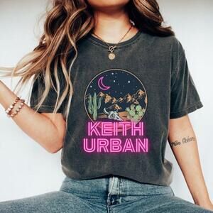 Keith Urban Neon Moon Shirt  Country Music Graphic Tee Western Retro